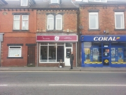 Our Mechanical Engineering Apprentice Ryan at our Roller Shutter install at L.D.S in Hoyland Common, Barnsley