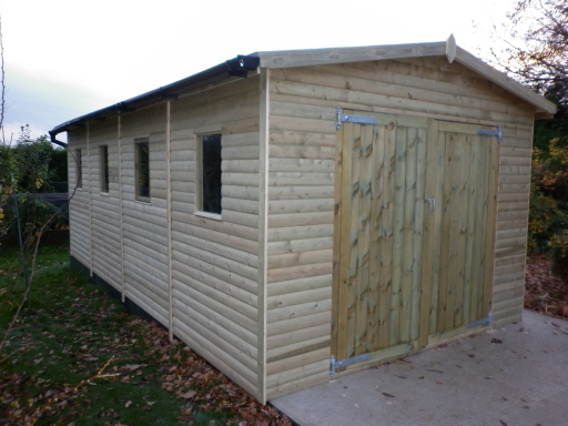 Timber garage