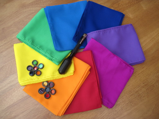 Silks and Lights, just two of the ways of applying colour.