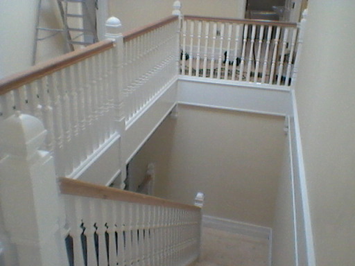 Hall stairs and landing on a new build