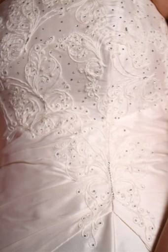 Close up of dress bodice