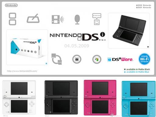 nintendo DSi many colours