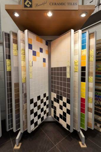 Inside Collinson Tiles, Southampton