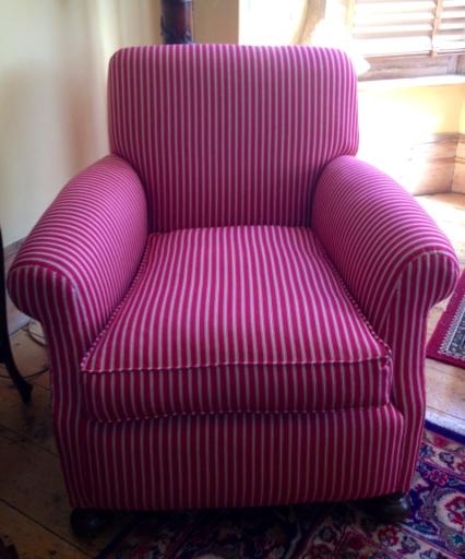 Reupholstered Armchair