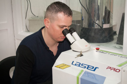 Harkness Premier Jewellers Workshop Laser
