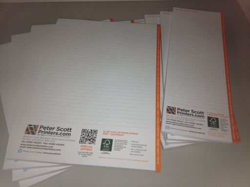 Promotional pads