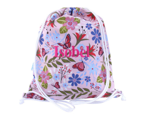 Personalised swim bag for kids - Butterfly 