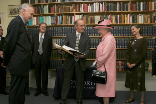 Queen at OUP Oxford