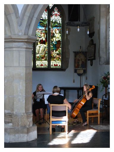 Church wedding at St Marys Church in Potton