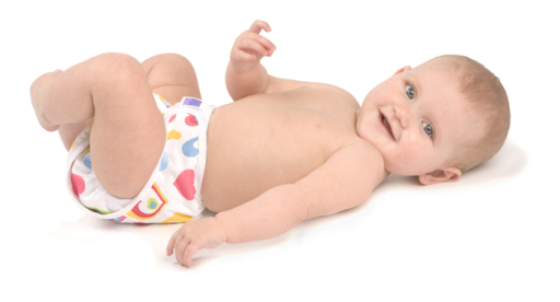 Adorable heart print washable nappy cover by Bambino Mio