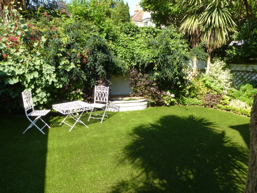 West Sussex Artificial Grass convert a town garden