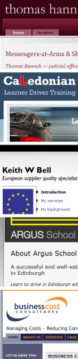 Examples from our web design portfolio