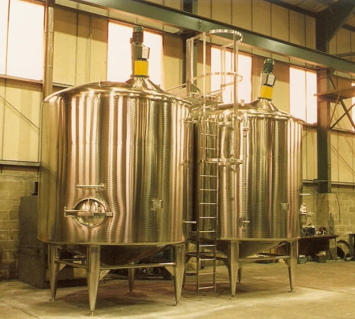 stainless steel beverage mixing vessels