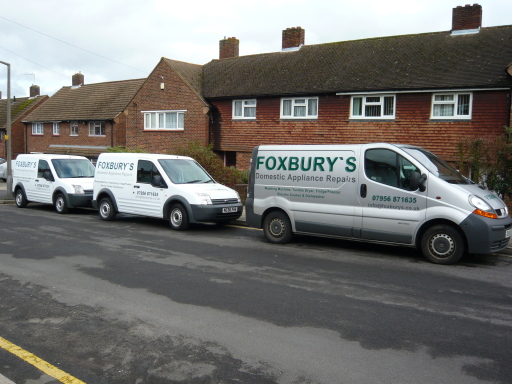 Foxbury Appliance repairs with its new fleet livery applied