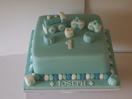 Boy's First birthday cake