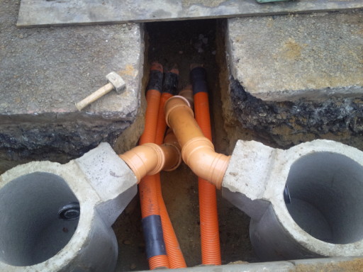 This is the 2 gullys that we have installed onto the Y connecting in the picture below.