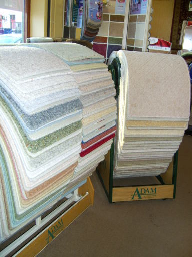 quality wool carpets displayed at Peter Jones Carpets Ltd.