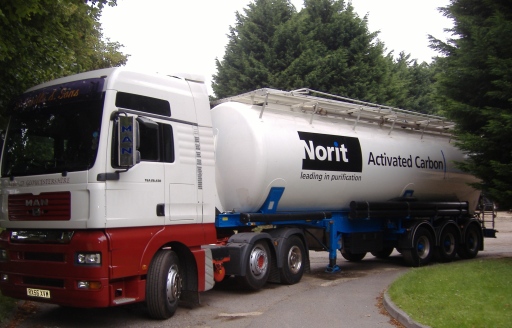 Contract Tanks in Customers Livery.Norit/Cabot Carbons