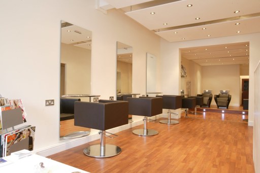 Interior of dave benbow hairdressing worcester wr52ed