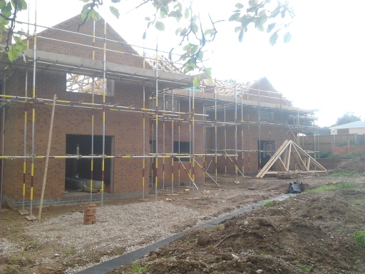 2 Four beds in Eccleshall we built in 2013 close to finish they took 8 weeks.