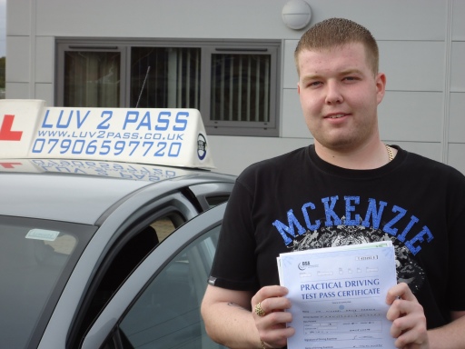 Michael passes first time 1 minor
