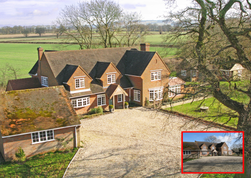 Elevated ground-based aerial photography taken from a mast