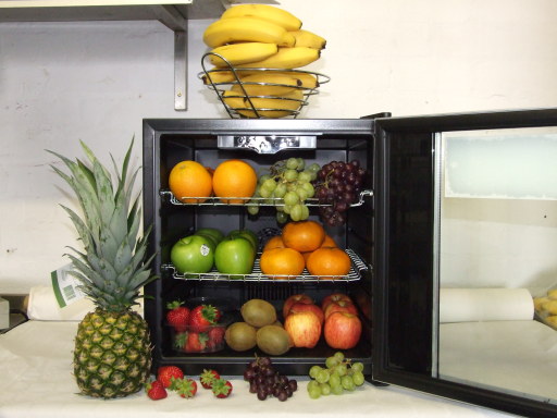office fruit in a free fridge! www.fridgifruit.com