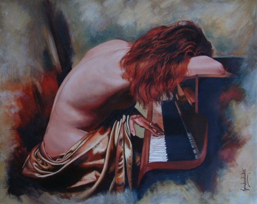 A Little Night Music Oil on linen canvas 24