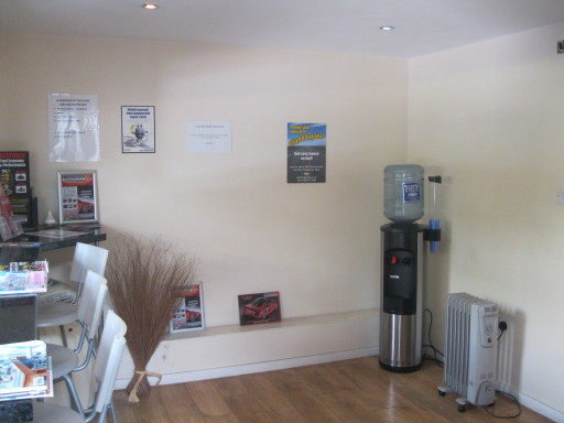 Customer waiting area