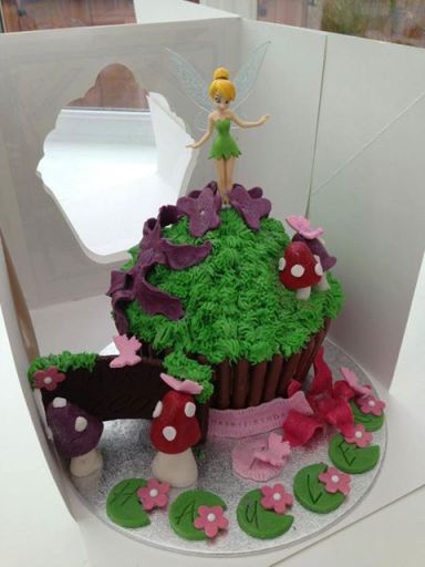 Tinker Bell Giant cupcake