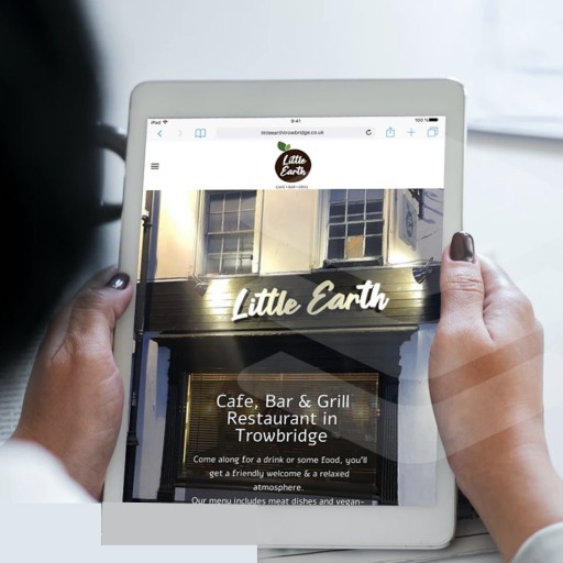 One page website design for restaurant
