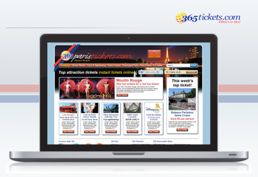 365 Paris Tickets Web Site
