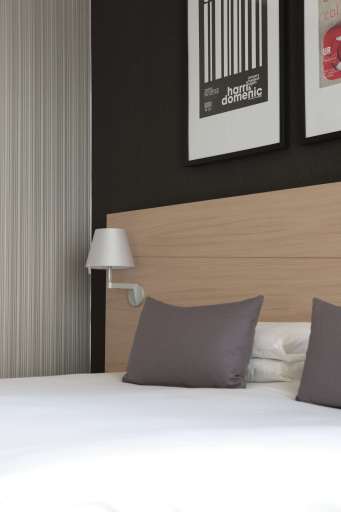 Standard room bed