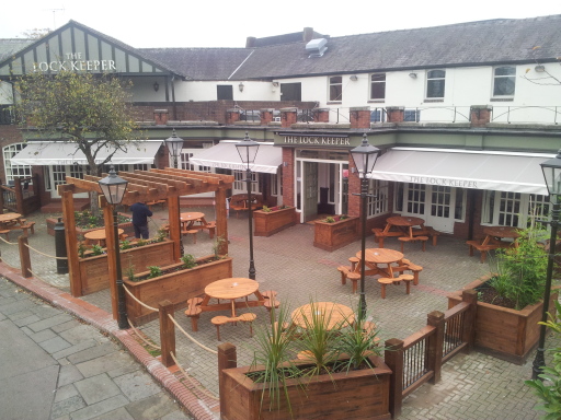 Assorted Awnings at The Lock Keepers, Chester