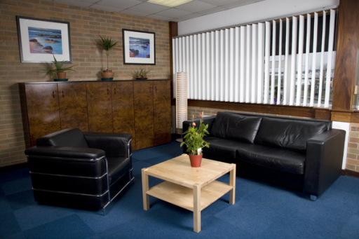 Reception and waiting area