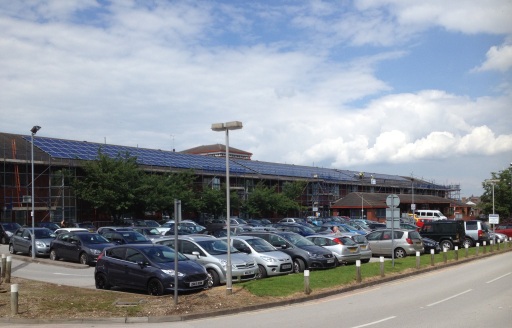 90kw system on London Rd hospital in Derby
