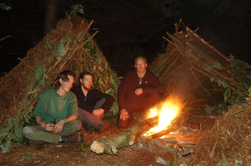 Bushcraft Ventures- Natural shelter on our bushcraft &amp; survival course