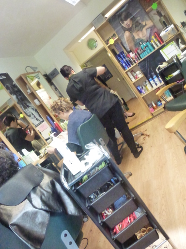 busy with colours and perms