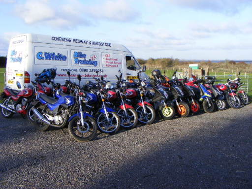 Just a small part of our fleet of bikes