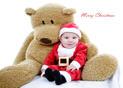 Baby's First Christmas Portrait