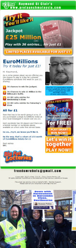 The Players Lottery - Tom Brodie
