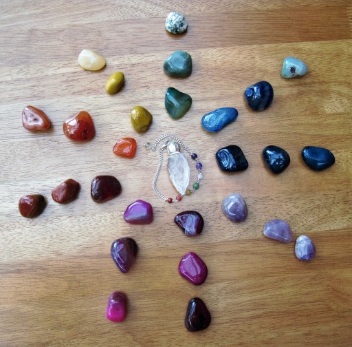 Crystals come in all sorts of shapes and colours and are all a bit different.