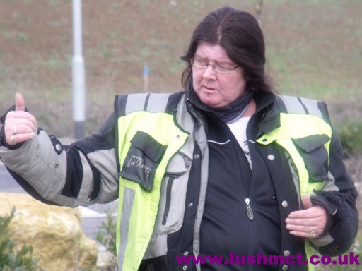 Jane Nicholson motorcycle training instructor