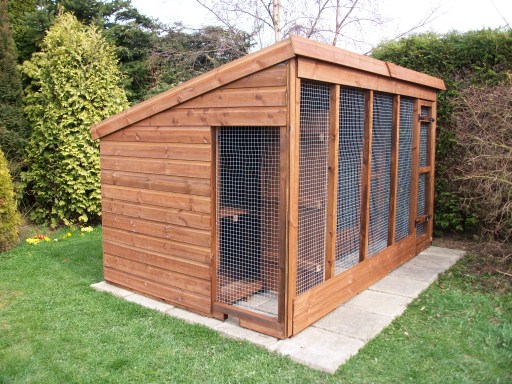 10' x 6' Cattery with safety corridor