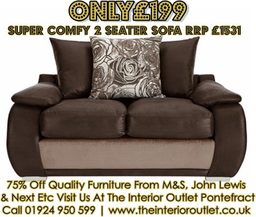 Top Store Campari Super Soft Sofa Only £199