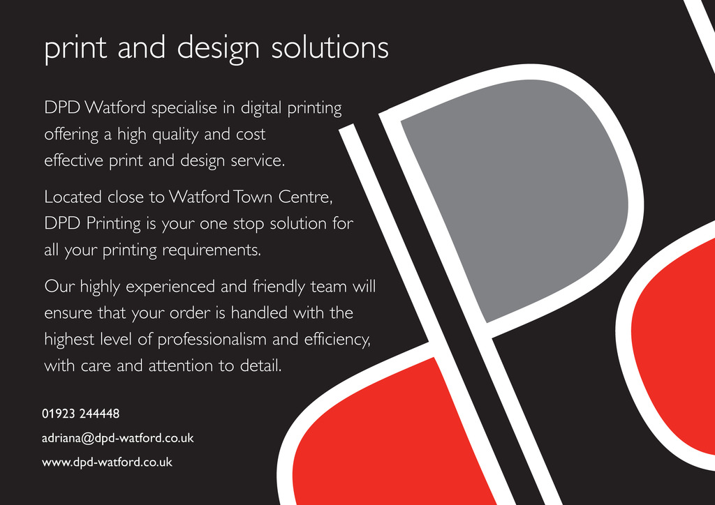 DPD Printing, 35 Market Street, Watford, Hertfordshire, WD18 0PN