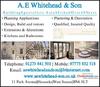 A E Whitehead & Son Builders