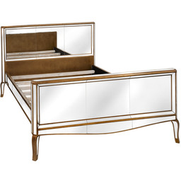  Venetian mirrored King Size Bed 