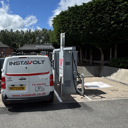 Charge your EV at McDonald's Wychbold with InstaVolt. Conveniently located just off the M5 and A38, it's a great stop for food, drinks and a quick recharge.