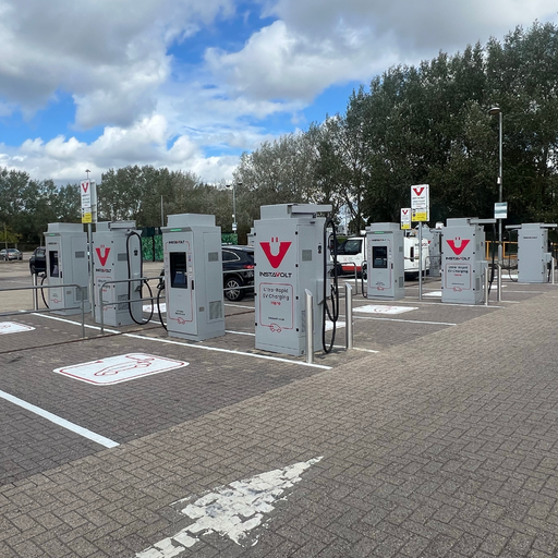 InstaVolt charging location at Reading Gate Retail Park.